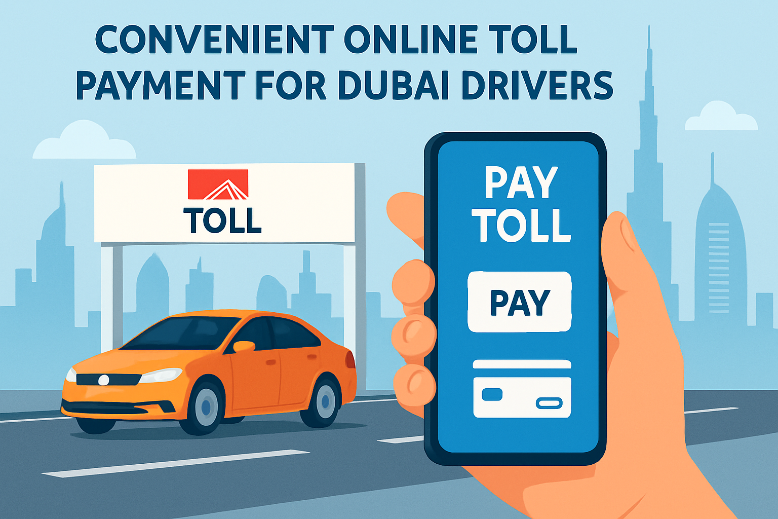 Convenient online toll payment for Dubai drivers